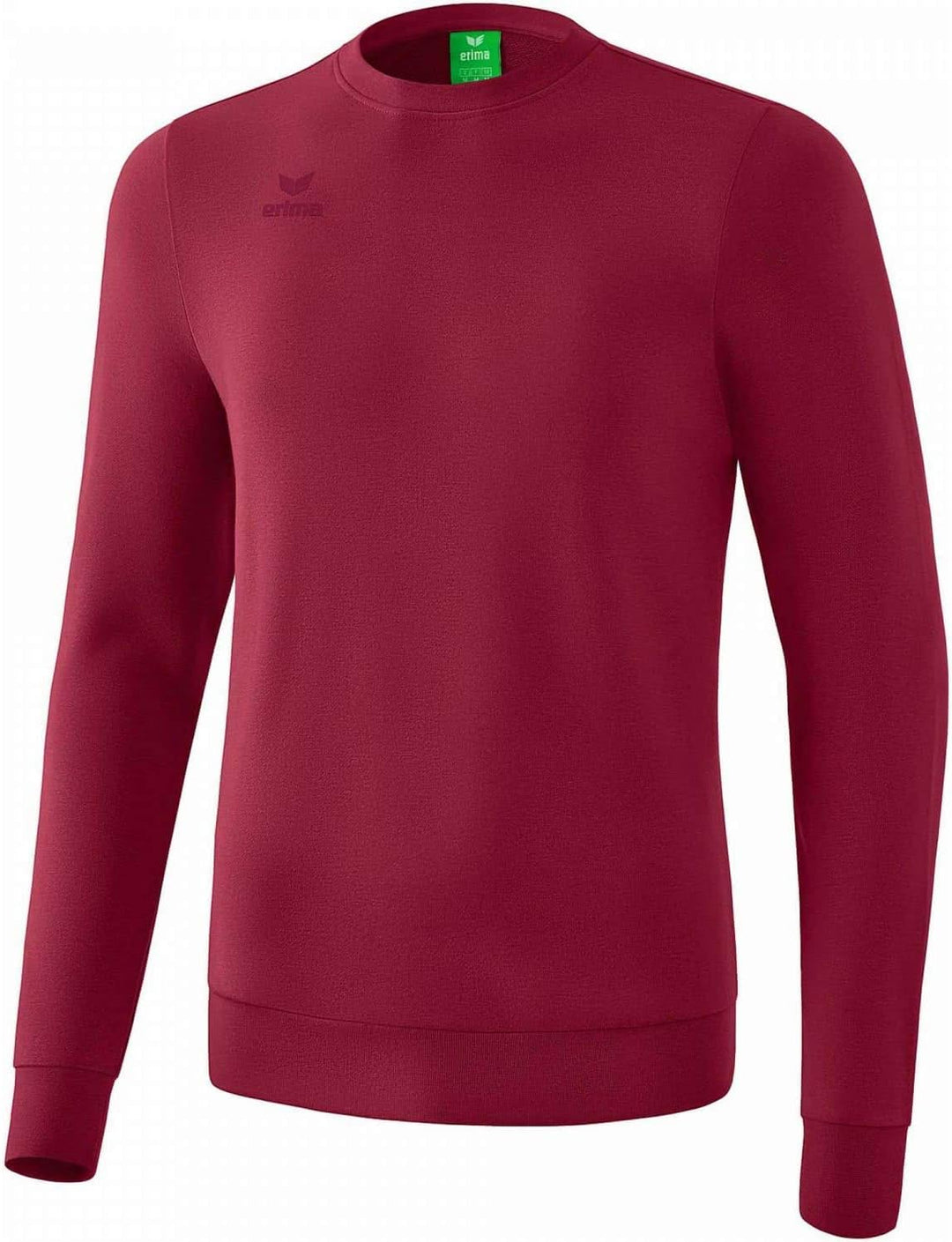 Erima Erwachsene Basic Sweatshirt S Bordeaux, S Bordeaux