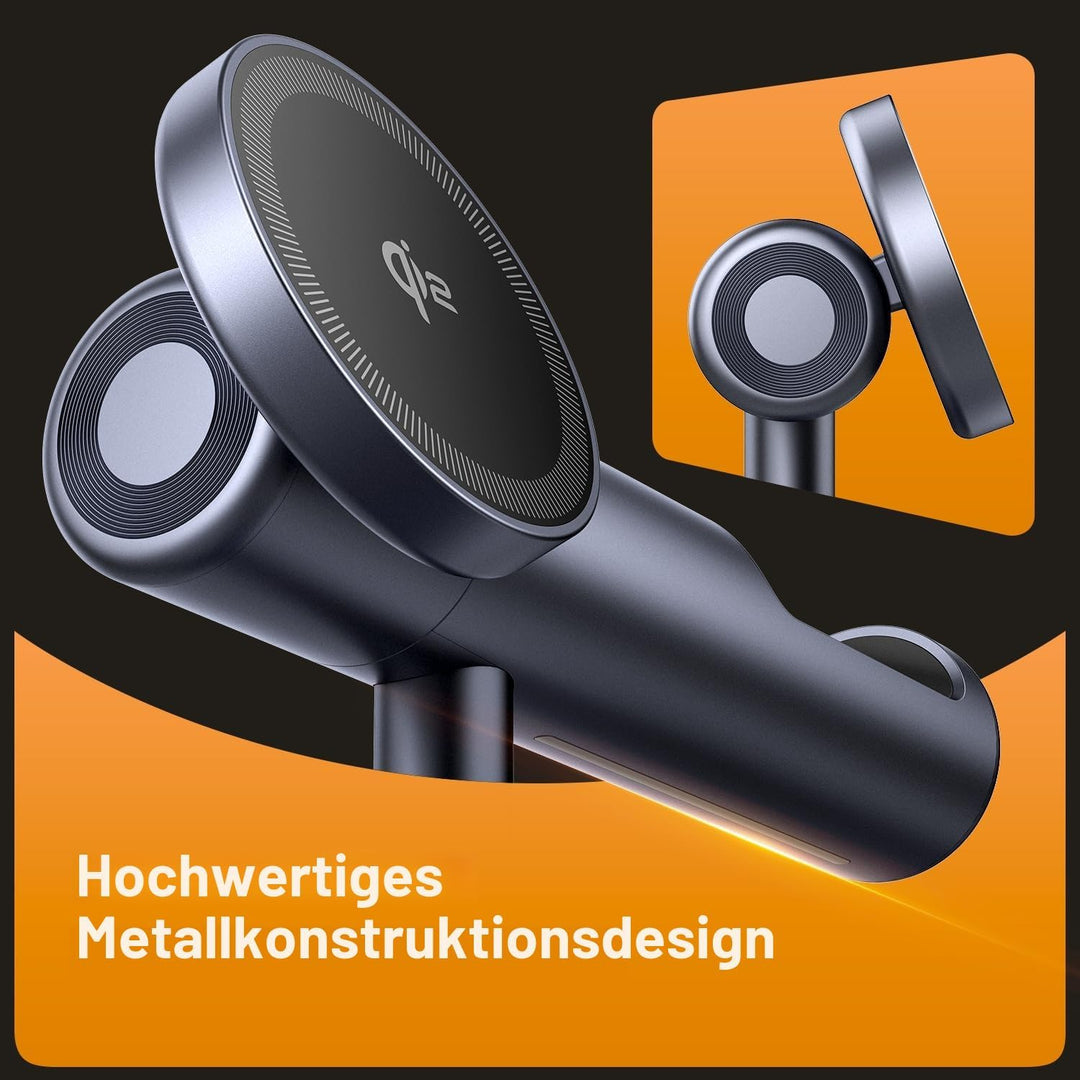iVANKY Qi2-zertifizierte 4 in 1 Ladestation Stand mit Nachtlamp, Induktive Kabellose Ladegerät für M