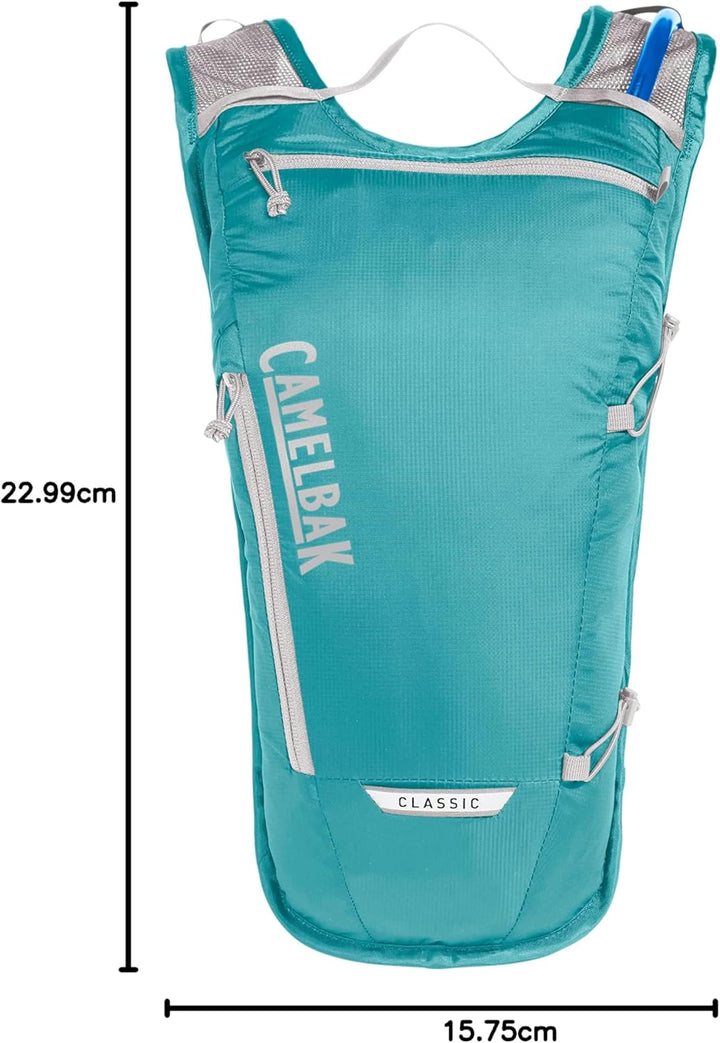 CAMELBAK Unisex-Adult Classic Light Trinkrucksack 4L LATIGO TEAL, 4L LATIGO TEAL