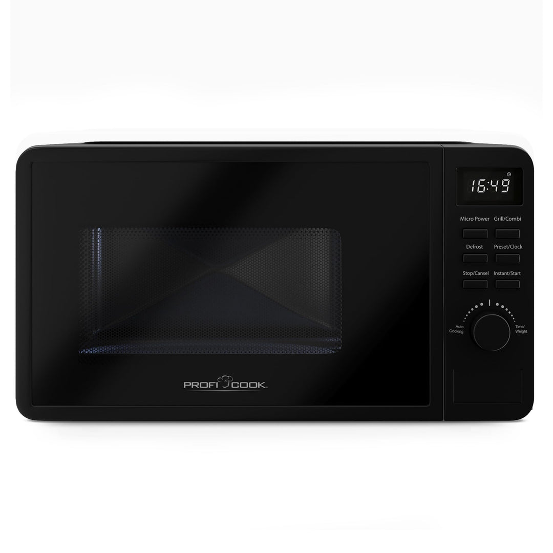 ProfiCook® Mikrowelle mit Grill | 800 Watt Grill | 20L | 8 Automatikprogramme | Timer | inkl. Drehte
