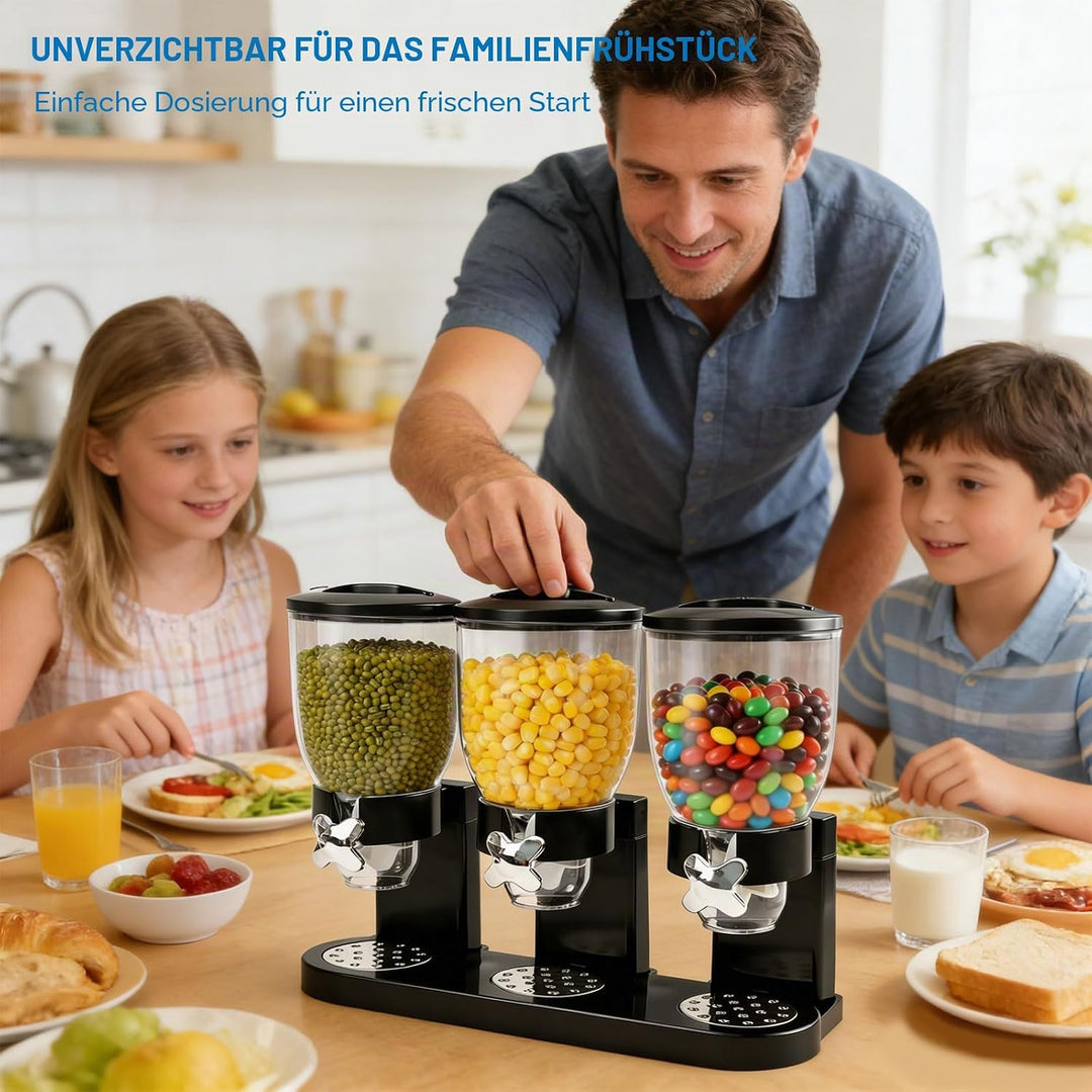 Cereal Dispenser Countertop 2L, Luftdichter Müslispender für die Organisation des Küchenvorratsraums