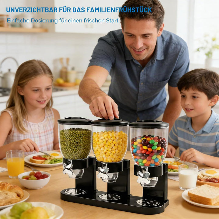 Cereal Dispenser Countertop 2L, Luftdichter Müslispender für die Organisation des Küchenvorratsraums