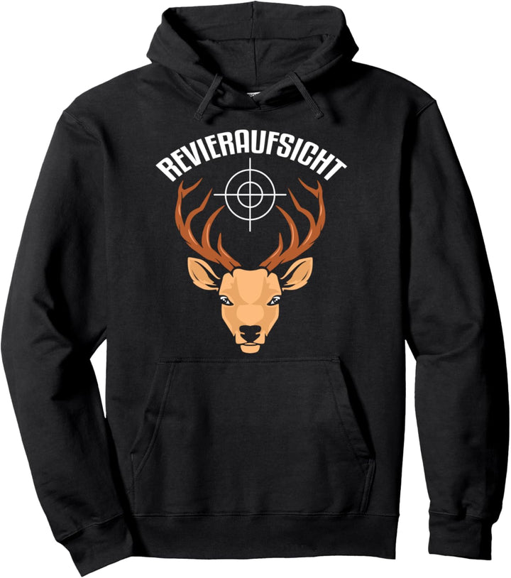 Jäger & Förster - Revieraufsicht: Hirsch Pullover Hoodie