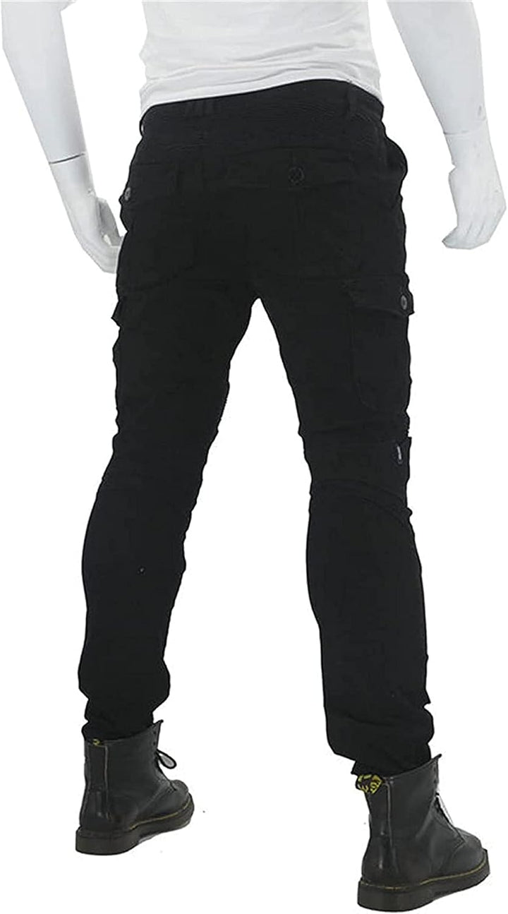 sigaer Motorradhose,Schutzhose,Herren,Motorradjeans,aus atmungsaktivem, verschleissfestem,mit 2 Paar