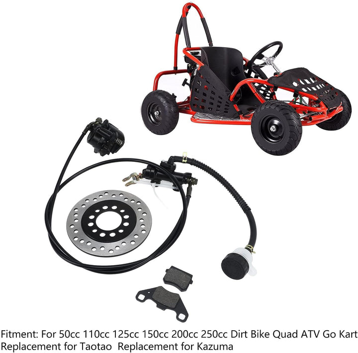 Go-Kart-Bremsen, Go-Kart-Hydraulik-Hinterrad-Scheibenbremssattelsystem, Hinterrad-Scheibenbremssatte