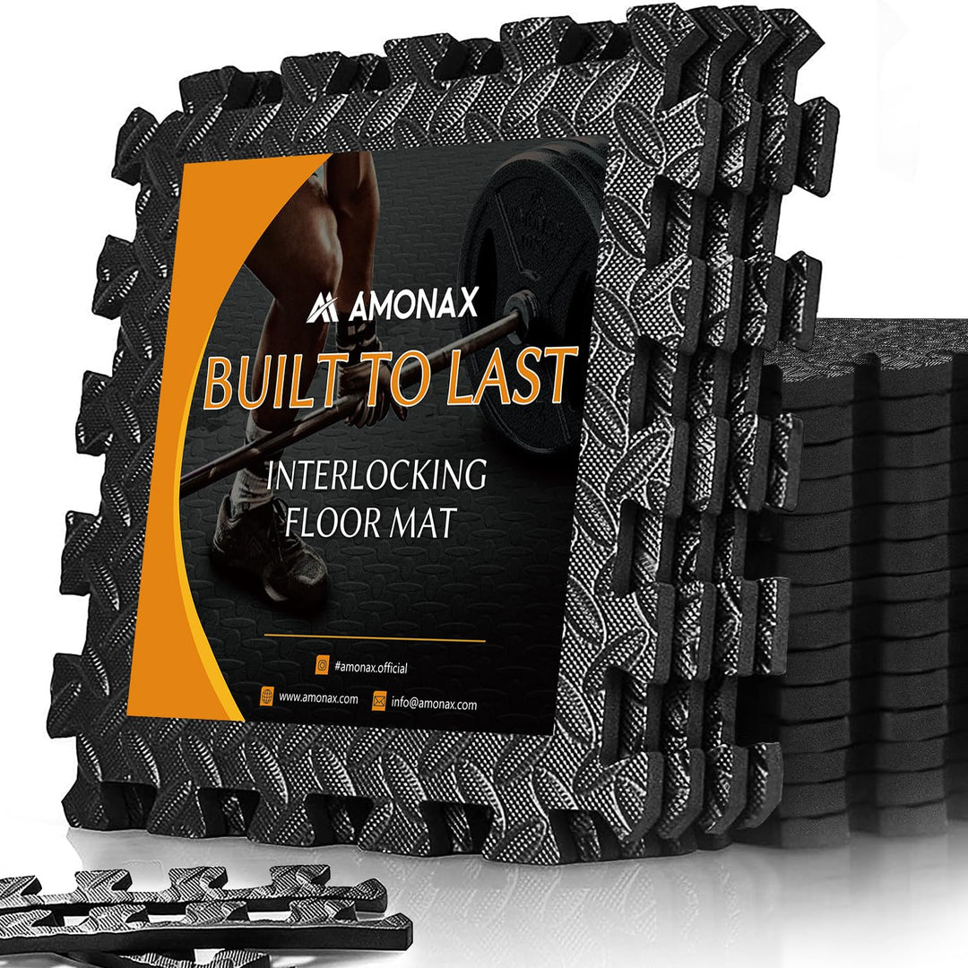 Amonax Bodenschutzmatte Fitness Puzzlematte, Schaumstoff Gym Matte Puzzlematte Kinder, Pool Bodensch