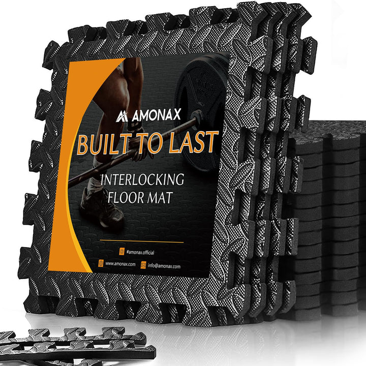 Amonax Bodenschutzmatte Fitness Puzzlematte, Schaumstoff Gym Matte Puzzlematte Kinder, Pool Bodensch