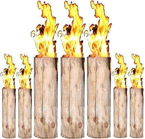 Hoyo Technology GmbH Schwedenfeuer Baumfackel Finnenfackel Gartenfackel Partyfackel Fackel 3 Stück H