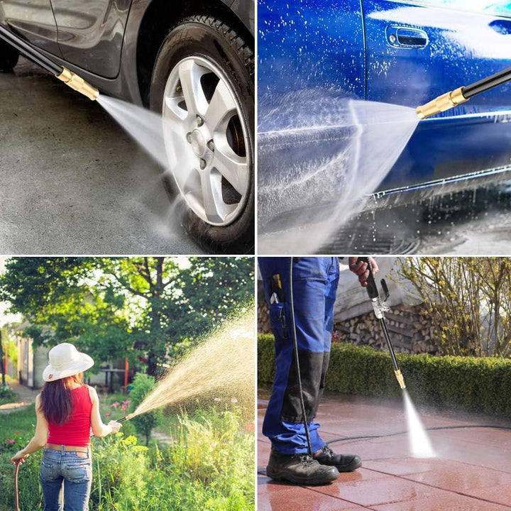 Remedare Hydro Jet Deep Hochdruck-Hochdruckreiniger mit Messing-Gartenschlauchende, 2 D¨¹sen f¨¹r di