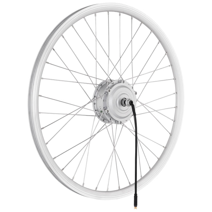 windmeile | E-Bike Nabenmotor Vorderrad, eingespeicht, Silber, 20&