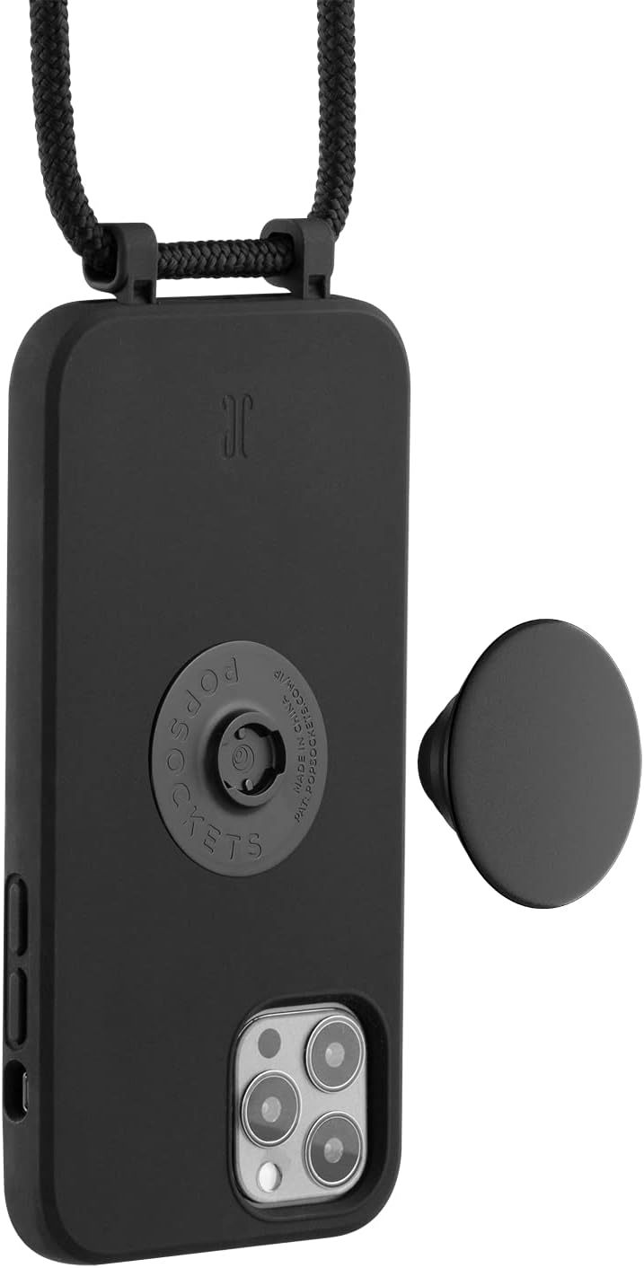 PopSockets x Just Elegance - Handyhülle für iPhone 12/12 Pro mit einer Abnehmbarereiner Geflochtenen