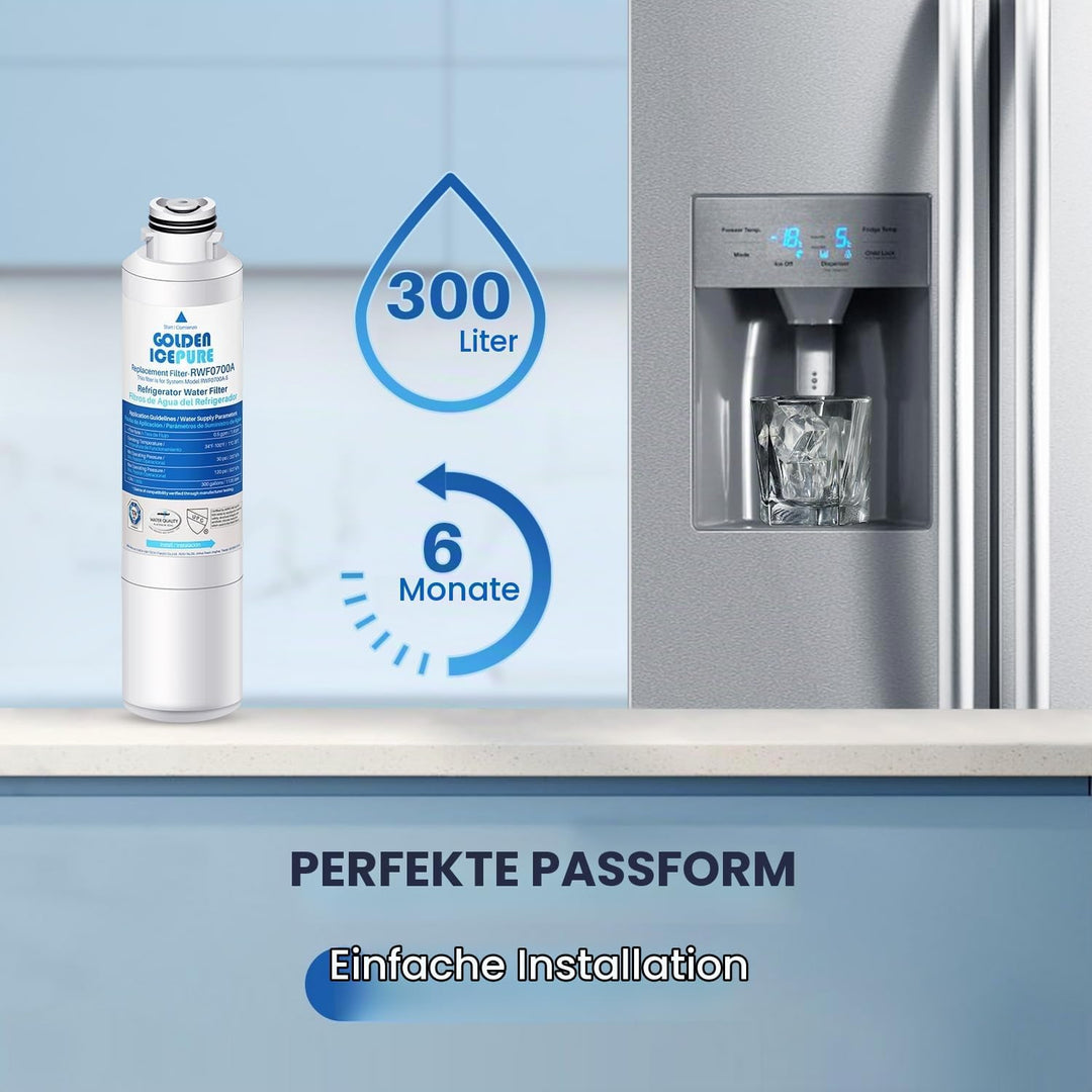 Kühlschrank Wasserfilter Ersatz für Samsung DA29-00020B, DA29-00020A, HAF-CIN/EXP, 46-9101, RF28HMED