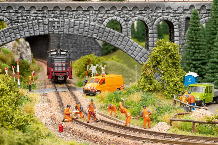 NOCH 12801 Baustelle am Gleis, Mehrfarbig