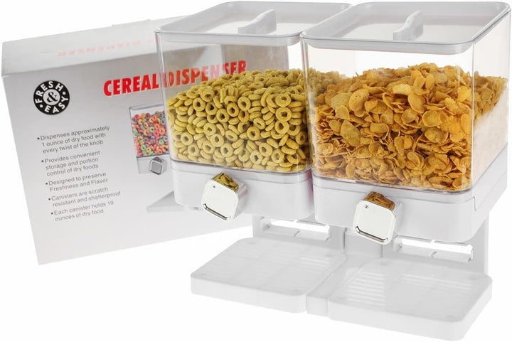 United Entertainment - Müslispender/Cerealienspender/Cornflakesspender/Doppel-Spender für Müsli, Cor