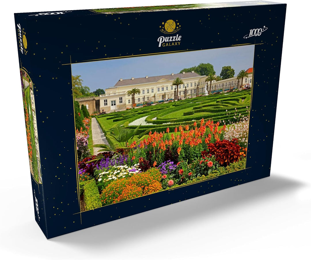Schloss und Barockgarten im Schlosspark Herrenhausen, Hannover - Premium 1000 Teile Puzzle - MyPuzzl