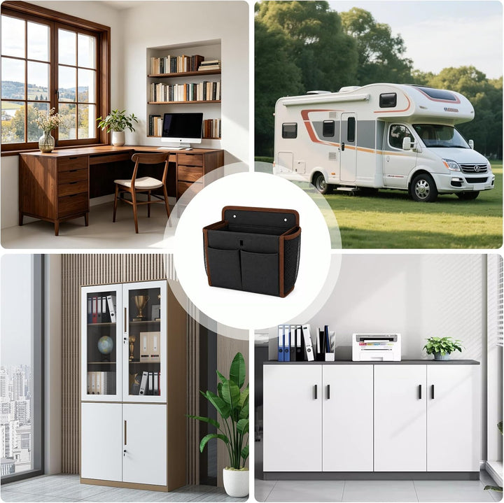 Wohnmobil Camping Organizer, Faltbarer Hängeorganizer Ohne Bohren, Selbstklebender Camping Organizer