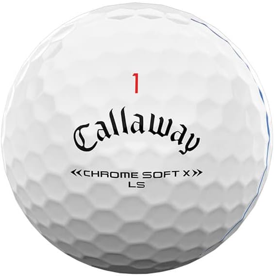 Callaway Golf 2022 Chrome Soft X LS Golfbälle TripleTrack Weiss, TripleTrack Weiss