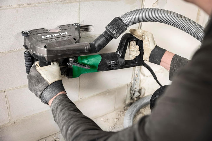 HiKOKI Mauernutfräse CM5MA (1900W, 125mm, Wiederanlaufschutz, LED, Transportkoffer, Zubehör)