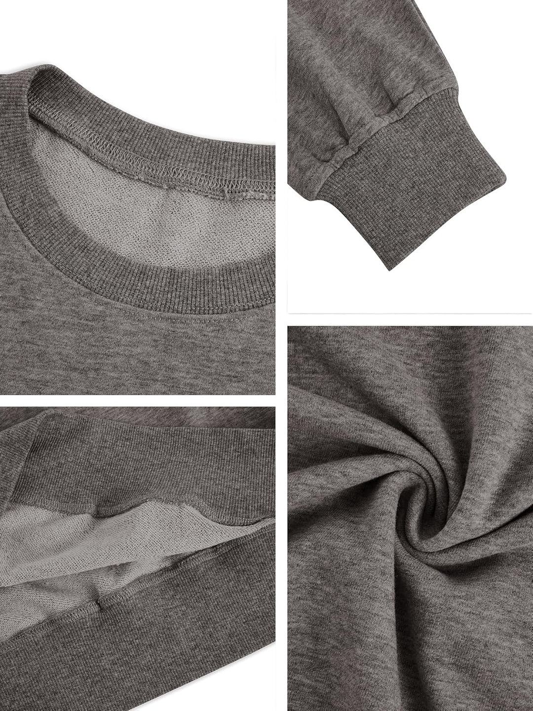 Sweatshirt Damen Los Angeles Pullover Oversized Langarmshirt Rundhals Basic Loose Tops Ohne Kapuze T