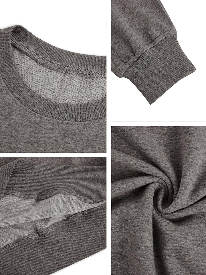 Sweatshirt Damen Los Angeles Pullover Oversized Langarmshirt Rundhals Basic Loose Tops Ohne Kapuze T