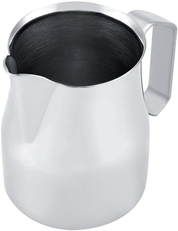 Edelstahl-Kaffeekanne Milchaufschäumungstopf Espresso Latte Art Style Pitcher für den Kaffeezubehör
