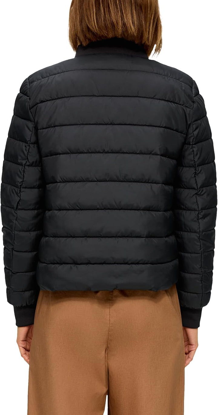 s.Oliver Damen Outdoor Jacke, 9999 schwarz