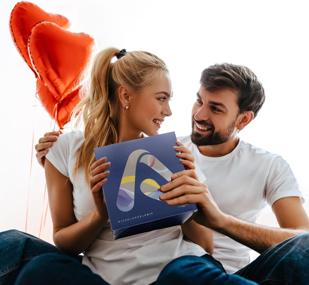 Michelangelo KIT 3D Handabdruck Set für Paare – Gipsabdruck Hände - Partner und Pärchen Geschenke fü