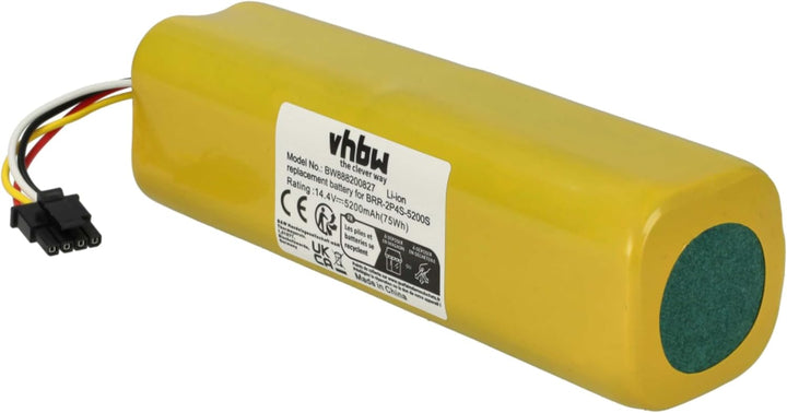 vhbw Akku kompatibel mit Roborock S6 Max, S6 Pure, S7, S6, S60, S65, S7 Max, S7 MaxV, S70, S75 Home