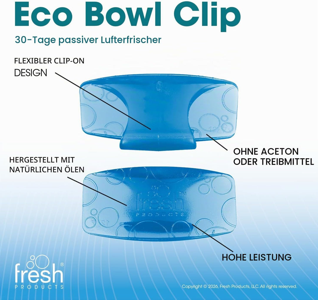 Fre-Pro by Fresh - Bowl Clip Lufterfrischer für Toiletten, Cotton Blossom, Box mit 12 Stück, Cotton