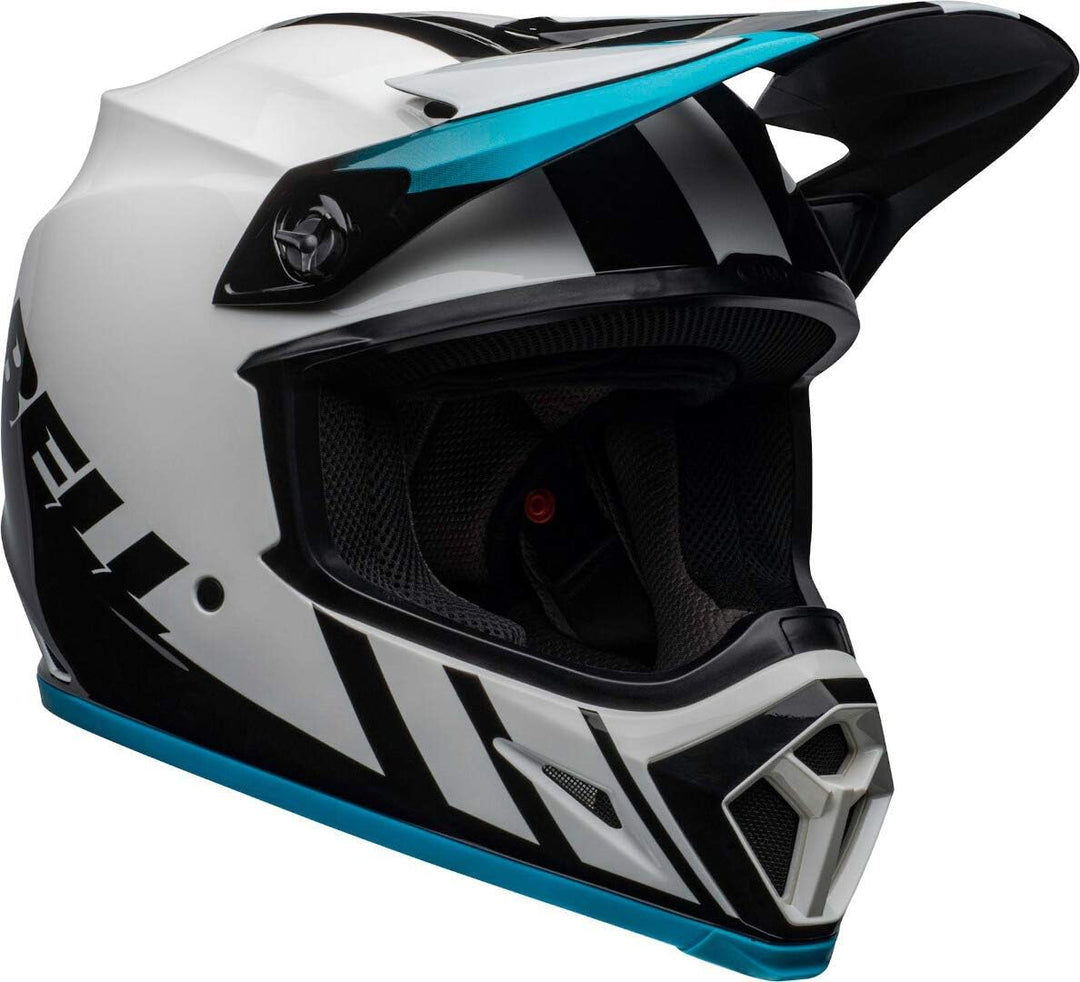 Bell Crosshelm MX-9 MIPS® Strike Dash White/Blue-S