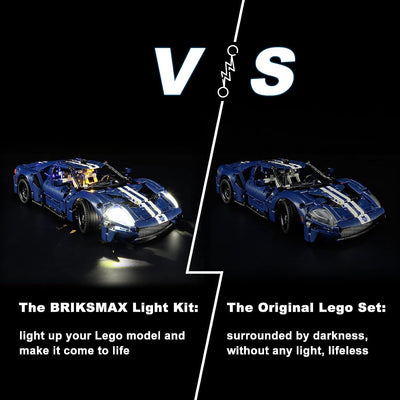 BRIKSMAX 42154 Led Licht für Lego Ford GT 2022 - Compatible with Lego Technic Bausteinen Modell - Oh