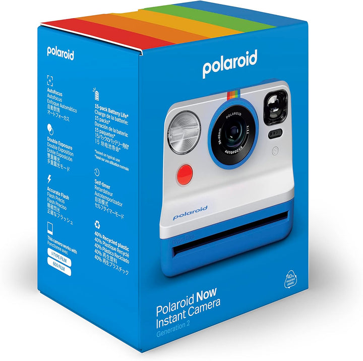 Polaroid Now Gen 2 Sofortbildkamera - Blau, Keine Filme Blau Keine Filme Kamera Kamera, Blau Keine F