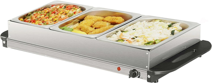 Stay Hot SH 4.1, XXL, 2-in-1 Buffetwärmer & Warmhalteplatte, 200 Watt, Ideale Lösung für Buffets, Pa