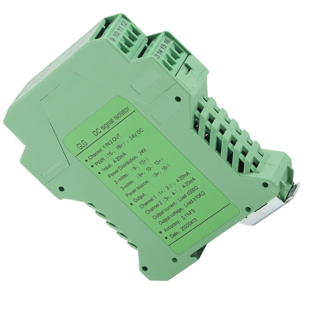 DC24V Current Signal Isolator Transmitter SPS-Signalaufbereiter erkennen(1 in 2 out, 4-20mA to 4-20m