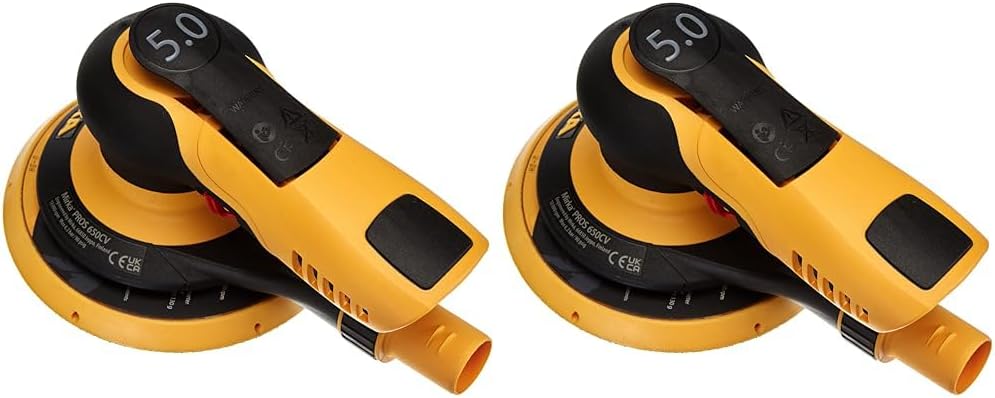 Mirka PROS 650CV / Druckluft Exzenter-Schleifer Schleifmaschine mit Zentral-Absaugung und Klett/für