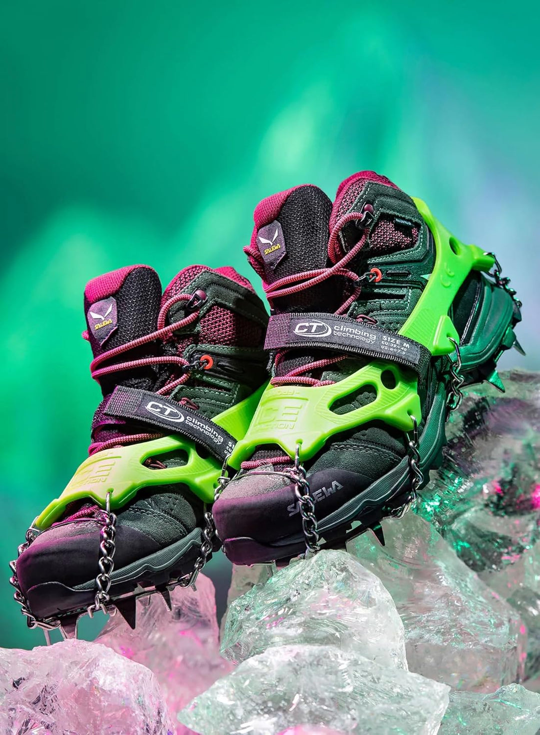 Climbing Technology Ice Traction Plus Crampons grün M - Schuhgrösse 38 - 40, grün M - Schuhgrösse 38