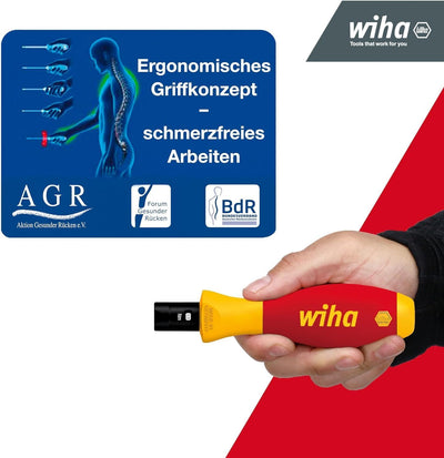 Wiha Drehmoment-Schraubendreher Set TorqueVario-S electric 5-tlg. I 0,8-5,0 Nm I PlusMinus/Pozidriv