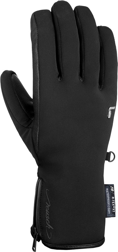 Reusch Damen Handschuhe Tiffany R-tex Xt Extra Warm, Wasserdicht, Atmungsaktiv 6 Schwarz, 6 Schwarz