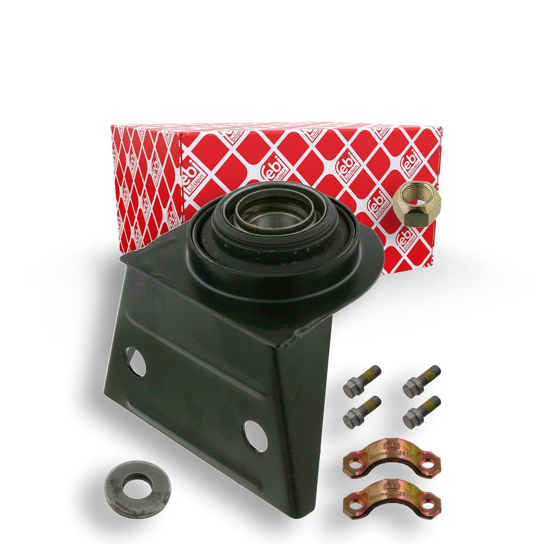 febi bilstein 29600 Kardanwellenmittellager mit Anbaumaterial, ohne Gelenk , 1 Stück