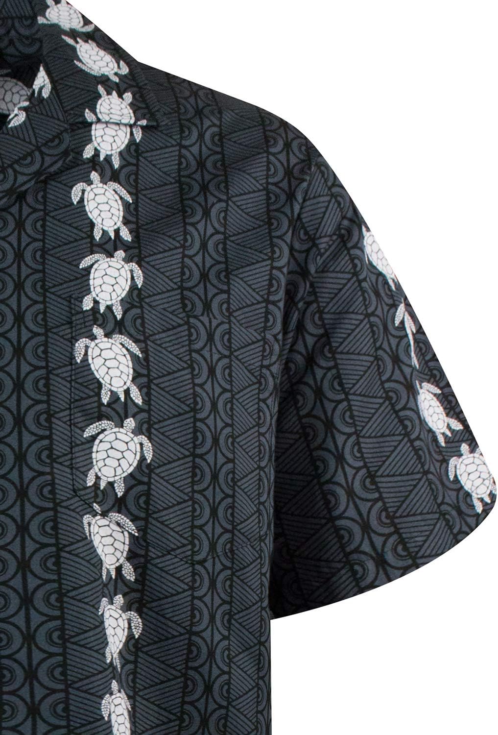 P.L.A. Pacific Legend Original Hawaiihemd Kurzarm Herren Kurzarm Button-Down Front-Tasche Hawaii-Pri