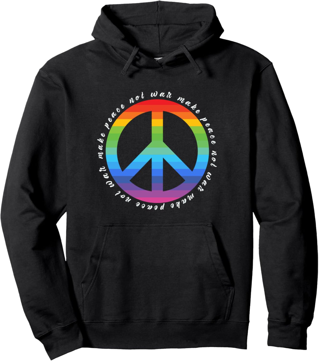 Make Peace Not War - Peace Zeichen - Friedenszeichen Pullover Hoodie