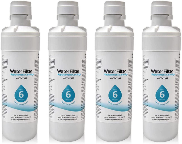 4er-Pack ADQ747935 Wasserfilter-Ersatz für LT1000P/PC/PCS | NSF zertifiziert, kompatibel mit ADQ7479