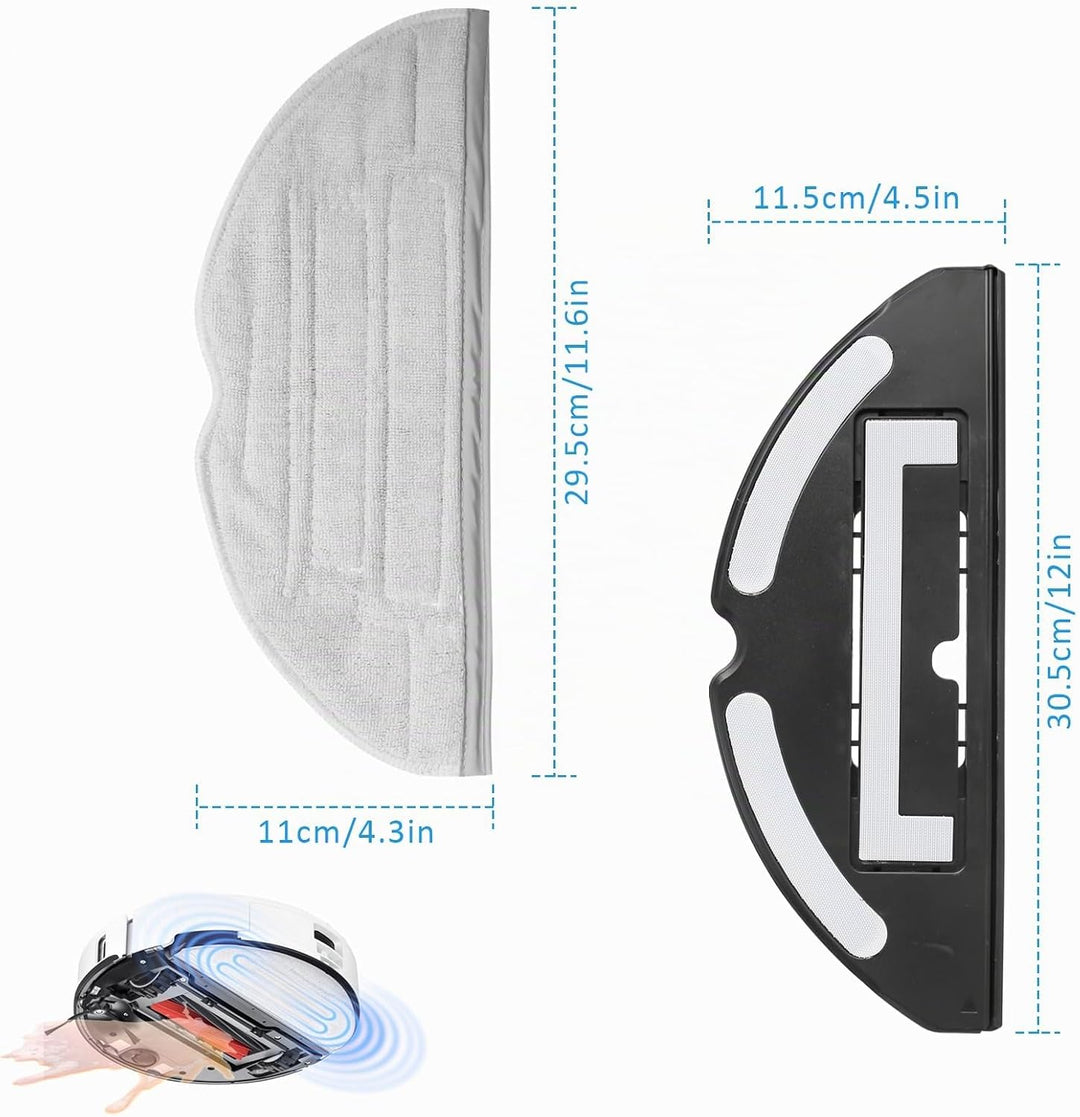 Wischtücher Zubehör &amp; Wischtuch-Halterung Staubsaugerzubehör für Roborock S8/S8 +/S8 Pro Ultra/S7/S7