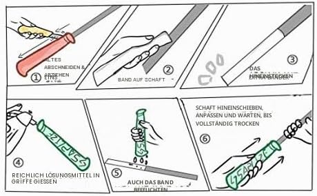 CRESTGOLF Golfgriffe Aktualisierte Multi-Compound-Golfgriffe für Golfschläger, Golf Grips Set mit 13
