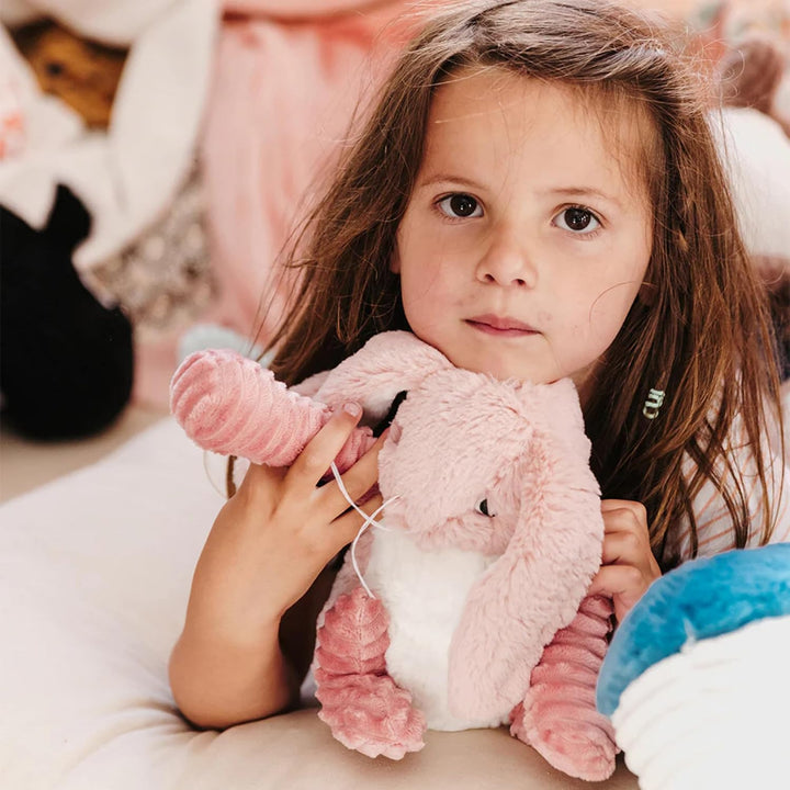 Les Déglingos - Plüschtier Hase Rosa – PTIPOTOS – Kuscheltier für Babys – Plüschtier Baby – Geschenk
