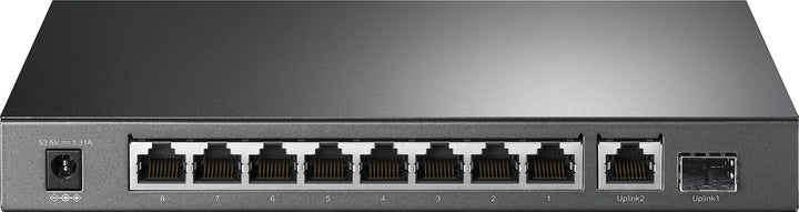 TP-Link TL-SG1210P 10 Port Gigabit PoE LAN Switch (8 Gigabit PoE+ Ports, 1 Gigabit SFP Port, 63 W, I