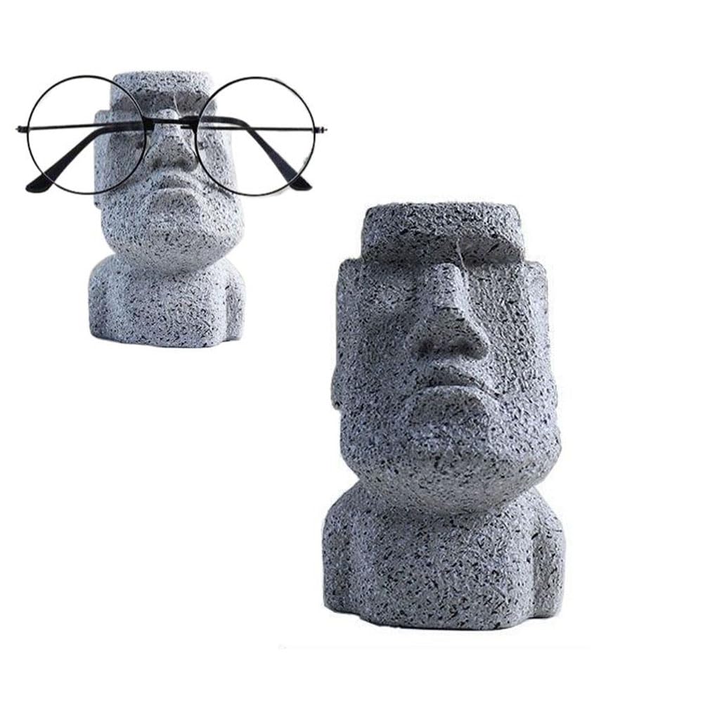 Brillenhalter, Steinman, Kunstharz, Grau, grau
