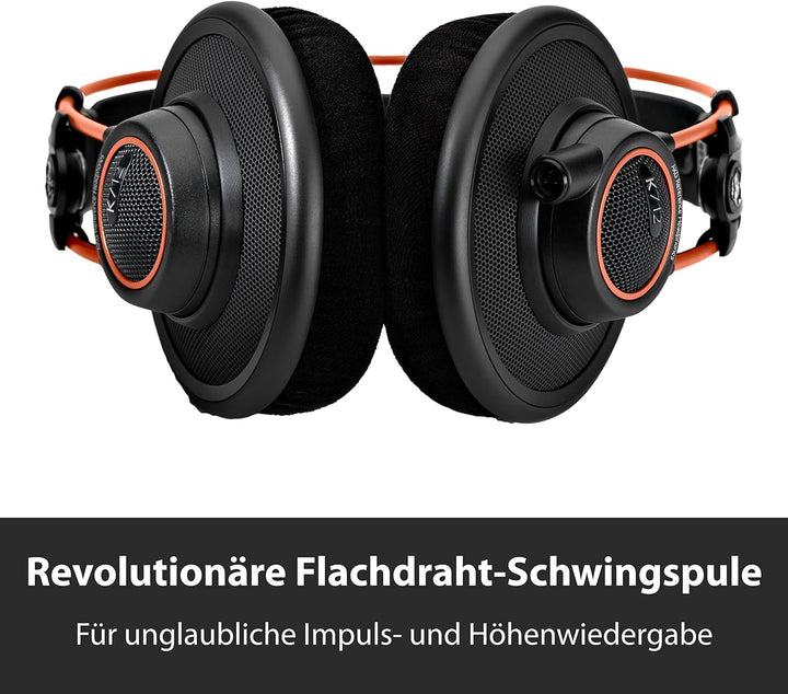 AKG K712PRO Offener Over-Ear-Studio-Referenzkopfhörer der Premiumklasse K712 Pro - offener Single, K
