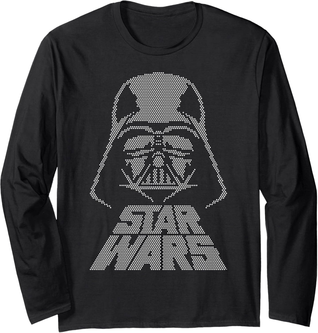 Star Wars Darth Vader Dots Logo Langarmshirt