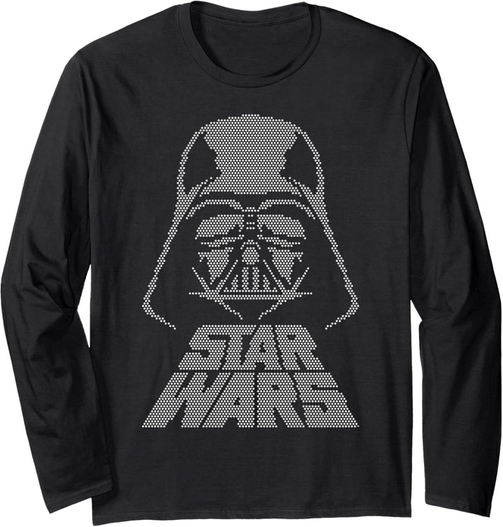 Star Wars Darth Vader Dots Logo Langarmshirt